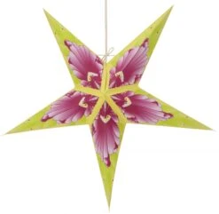 Faltbarer Advents Leucht Papierstern, Weihnachtsstern 60 Cm - Floria Gelb -Laden Für Heimbeleuchtung f 19 09 9 apapierstern bunt 9