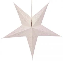 Faltbarer Advents Leucht Papierstern, Weihnachtsstern 60 Cm - Perseus Naturweiß -Laden Für Heimbeleuchtung f 19 09 9 apapierstern 68