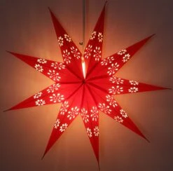 Faltbarer Advents Leucht Papierstern, Weihnachtsstern 40 Cm - Phoenix Rot 8 Faltbarer Advents Leucht Papierstern, Weihnachtsstern 40 Cm - Phoenix Rot -Laden Für Heimbeleuchtung f 19 09 9 apapierstern mit muster 26