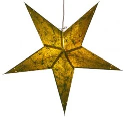 Faltbarer Advents Leucht Papierstern, Weihnachtsstern 60 Cm - Abacus Grün