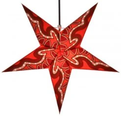 Faltbarer Advents Leucht Papierstern, Weihnachtsstern 60 Cm - Goldfinger -Laden Für Heimbeleuchtung f 19 09 914851 2