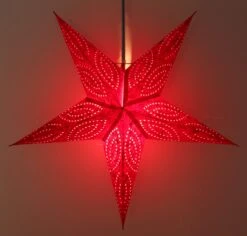 Faltbarer Advents Leucht Papierstern, Weihnachtsstern 60 Cm - Mercury Rot -Laden Für Heimbeleuchtung f 19 09 914889 4