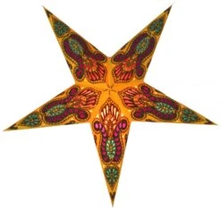 Faltbarer Advents Leucht Papierstern, Weihnachtsstern 80 Cm - Menor XL Gelb -Laden Für Heimbeleuchtung f 19 09 914892 3