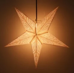 Faltbarer Advents Leucht Papierstern, Weihnachtsstern 60 Cm - Mercury Nature -Laden Für Heimbeleuchtung f 19 09 914898 4