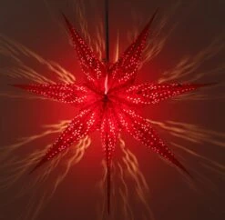 Faltbarer Advents Leucht Papierstern, Weihnachtsstern 60 Cm - Delfi -Laden Für Heimbeleuchtung f 19 09 914949 4