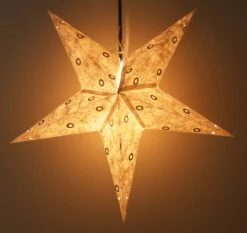 Faltbarer Advents Leucht Papierstern, Weihnachtsstern 60 Cm - Ares -Laden Für Heimbeleuchtung f 19 09 920751 4