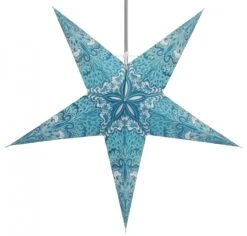 Faltbarer Advents Leucht Papierstern, Weihnachtsstern 60 Cm - Nestor Türkis/grün -Laden Für Heimbeleuchtung f 19 09 925860 1