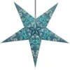 Faltbarer Advents Leucht Papierstern, Weihnachtsstern 60 Cm - Nestor Türkis/grün -Laden Für Heimbeleuchtung f 19 09 925860 2