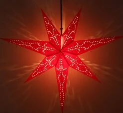 Faltbarer Advents Leucht Papierstern, Weihnachtsstern 60 Cm - Levi -Laden Für Heimbeleuchtung f 19 09 926620 1