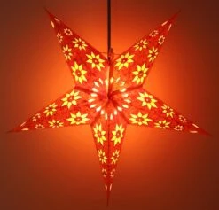 Faltbarer Advents Leucht Papierstern, Weihnachtsstern 60 Cm - Adonis Gelb 10 Faltbarer Advents Leucht Papierstern, Weihnachtsstern 60 Cm - Adonis Gelb -Laden Für Heimbeleuchtung f 19 09 929591 1