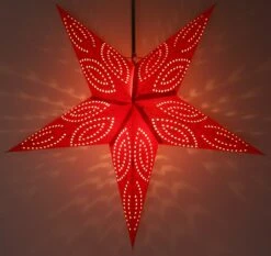 Faltbarer Advents Leucht Papierstern, Weihnachtsstern 60 Cm - Demian Rot 11 Faltbarer Advents Leucht Papierstern, Weihnachtsstern 60 Cm - Demian Rot -Laden Für Heimbeleuchtung f 19 09 931191 4