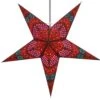 Faltbarer Advents Leucht Papierstern, Weihnachtsstern 60 Cm - Horus Rot/türkis -Laden Für Heimbeleuchtung f 19 09 932979 1
