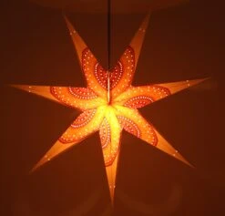 Faltbarer Advents Leucht Papierstern, Weihnachtsstern 80 Cm - Helike Weiß/ Mixed -Laden Für Heimbeleuchtung f 19 09 932993 4