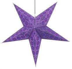 Faltbarer Advents Leucht Papierstern, Weihnachtsstern 60 Cm - Minas Violett -Laden Für Heimbeleuchtung f 19 09 934807 4