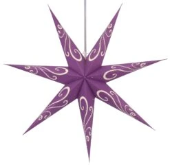 Faltbarer Advents Leucht Papierstern, Weihnachtsstern 80 Cm - Pagos -Laden Für Heimbeleuchtung f 19 09 935684 4