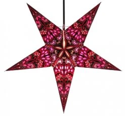 Faltbarer Advents Leucht Papierstern, Weihnachtsstern 60 Cm - Nestor Light Pink/ Lila -Laden Für Heimbeleuchtung f 19 09 936529 1