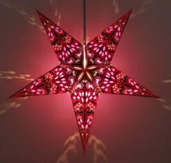 Faltbarer Advents Leucht Papierstern, Weihnachtsstern 60 Cm - Nestor Light Pink/ Lila -Laden Für Heimbeleuchtung f 19 09 936529 4