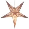 Faltbarer Advents Leucht Papierstern, Weihnachtsstern 40 Cm - Mansur Small Natur -Laden Für Heimbeleuchtung f 19 12 papiersterne 46 1
