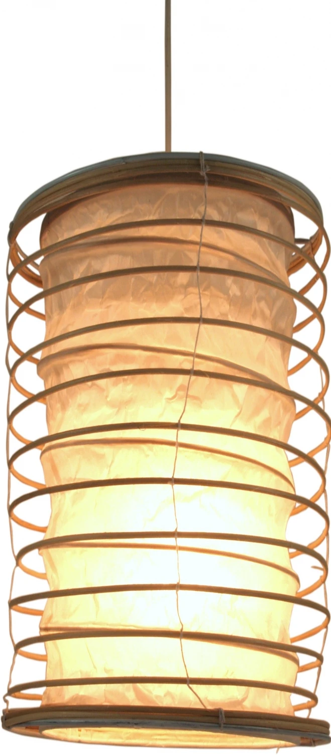 Faltbarer Lampenschirm/Deckenlampe/Deckenleuchte Malai 50, Handgemacht In Bali, Baumwolle - Natur - 50x25x25 Cm 3 Faltbarer Lampenschirm/Deckenlampe/Deckenleuchte Malai 50, Handgemacht In Bali, Baumwolle - Natur - 50x25x25 Cm