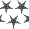 5 Stk. Papier Ministern Für Lichterkette, 20 Cm, Faltbar, 5`er Set - Design 3 -Laden Für Heimbeleuchtung h 8 20 stern1