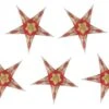 5 Stk. Papier Ministern Für Lichterkette, 20 Cm, Faltbar, 5`er Set - Design 60 -Laden Für Heimbeleuchtung h 8 20 stern7