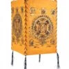 Lokta Papier Hänge Lampenschirm, Deckenleuchte Aus Handgeschöpftem Papier - Buddha Mandala Orange - 28x18x18 Cm -Laden Für Heimbeleuchtung lokta papier haenge lampenschirm deckenleuchte handgeschoepftem papier buddha mandala orange 37370