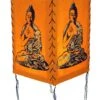 Lokta Papier Hänge Lampenschirm, Deckenleuchte Aus Handgeschöpftem Papier - Buddha 1 Orange - 28x18x18 Cm -Laden Für Heimbeleuchtung lokta papier haenge lampenschirm deckenleuchte handgeschoepftem papier buddha orange 37349