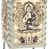 Lokta Papier Hänge Lampenschirm, Deckenleuchte Aus Handgeschöpftem Papier - Buddha 2 Weiß - 28x18x18 Cm -Laden Für Heimbeleuchtung lokta papier haenge lampenschirm deckenleuchte handgeschoepftem papier buddha weiss 38181