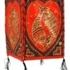 Lokta Papier Hänge Lampenschirm, Deckenleuchte Aus Handgeschöpftem Papier - Lucky Fish Rot - 28x18x18 Cm -Laden Für Heimbeleuchtung lokta papier haenge lampenschirm deckenleuchte handgeschoepftem papier lucky fish rot 37357