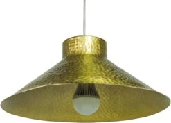 Messing Deckenlampe / Deckenleuchte Jabalpur, Handgeschlagen - Modell 5 - 15x21x21 Cm Ø21 Cm -Laden Für Heimbeleuchtung t 7 17lampen 12