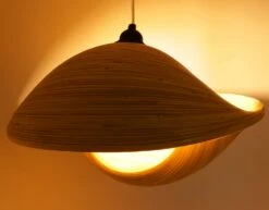 Design Deckenlampe / Deckenleuchte, In Bali Handgemacht Aus Bambus - Modell Bambusa 4 / 30 Cm -Laden Für Heimbeleuchtung t29bambusa lampe 18 2