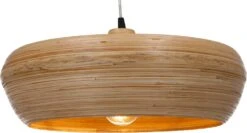 Design Deckenlampe / Deckenleuchte, In Bali Handgemacht Aus Bambus - Modell Bambusa 2 / 40cm