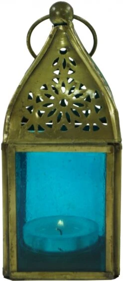 Glaslaterne, Windlicht, Teelichthalter Aus Messing In 6 Farben - 13x5,5x5,5 Cm -Laden Für Heimbeleuchtung tan 09 16 dsc04035