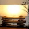 Tischlampe / Tischleuchte, Handgefertigt In Bali, Treibholz, Baumwolle, Unikat - Modell Malacoota - 43x50x17 Cm -Laden Für Heimbeleuchtung tischlampe tischleuchte malacoota handgefertigt bali treibholz baumwolle unikat modell malacoota 31596