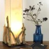 Tischleuchte / Tischlampe Lesotho, In Bali Handgemachtes Unikat Aus Naturmaterial, Treibholz, Baumwolle - Modell Lesotho - 50x20x20 Cm -Laden Für Heimbeleuchtung tischleuchte tischlampe lesotho bali handgemachtes unikat naturmaterial treibholz baumwolle modell lesotho 26038