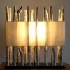 Tischleuchte / Tischlampe, In Bali Handgemachtes Unikat Aus Naturmaterial,Treibholz, Baumwolle - Modell Tabanan - 54x52x18 Cm -Laden Für Heimbeleuchtung tischleuchte tischlampe tabanan bali handgemachtes unikat naturmaterial treibholz baumwolle modell tabanan 30001