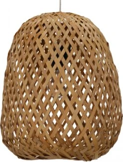 Deckenlampe / Deckenleuchte, In Bali Handgemacht Aus Naturmaterial, Rattan - Modell Sonora 2 - 39x32x32 Cm Ø32 Cm -Laden Für Heimbeleuchtung tisy 18 1lampen naturmaterial 11