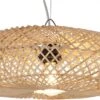 Deckenlampe / Deckenleuchte, In Bali Handgemacht Aus Naturmaterial, Rattan - Modell Marbella 38 Cm