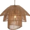 Deckenlampe / Deckenleuchte, In Bali Handgemacht Aus Naturmaterial, Rattan - Modell Hidalgo - 38x55x48 Cm -Laden Für Heimbeleuchtung tisy 18 lampen bali neu 54