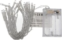 10`er LED Batterie Lichterkette Transparent