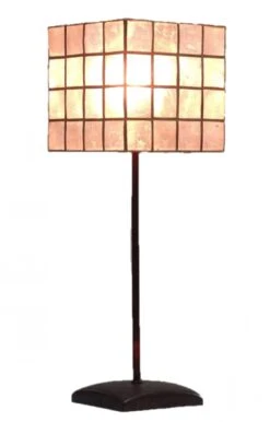 Tischleuchte Kokopelli - Las Vegas - Natur - 47x16,5x16,5 Cm