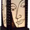 Transparente Deko Tischleuchte Aus Holz & Handgeschöpftem Papier - Buddha/weiß - 36x18x18 Cm 1 Transparente Deko Tischleuchte Aus Holz & Handgeschöpftem Papier - Buddha/weiß - 36x18x18 Cm -Laden Für Heimbeleuchtung transparente deko tischleuchte holz handgeschoepftem papier buddha weiss 39117
