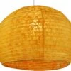 Halbrunder Lokta Papierlampenschirm, Boho Hängelampe Coronada Ø 40 Cm - Orange -Laden Für Heimbeleuchtung xtan3 18dsc02460