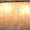 Deckenlampe / Deckenleuchte, Muschelleuchte Aus Hunderten Capiz, Perlmutt Plättchen - Modell Colima - 50x75x40 Cm