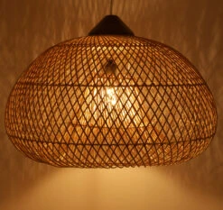 Große Deckenlampe / Deckenleuchte, In Bali Handgemacht Aus Naturmaterial, Rattan - Modell Marilla - 40x60x60 Cm Ø60 Cm -Laden Für Heimbeleuchtung xtannatur leuchte 11 20 3