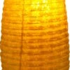 Kleiner Ovaler Lokta Papierlampenschirm, Hängelampe Coronada - Gelb - 42x22x22 Cm -Laden Für Heimbeleuchtung xtanpapierlampe2904108