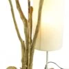 Tischleuchte / Tischlampe, Handgefertigt In Bali, Treibholz, Baumwolle - Modell Madura - 60x40x17 Cm -Laden Für Heimbeleuchtung xtant 12 15 lampen 4.7.16 7 von 34