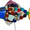 Wandlampe/Wandleuchte Iron Fisch, Upcycling Lichtobjekt Aus Altmetall - Fisch - 38x66x13 Cm -Laden Für Heimbeleuchtung xtant 77 17lampen 45
