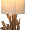 Tischleuchte / Tischlampe, In Bali Handgemachtes Unikat Aus Naturmaterial, Treibholz, Baumwolle - Modell Libra - 53x15x15 Cm -Laden Für Heimbeleuchtung xtantisy 18 stehlampe holz 1