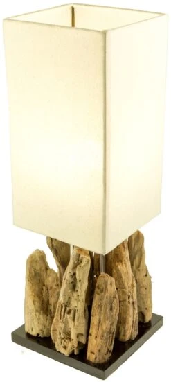 Tischleuchte / Tischlampe, In Bali Handgemachtes Unikat Aus Naturmaterial, Treibholz, Baumwolle - Modell Kinshasa - 52x17x17 Cm 9 Tischleuchte / Tischlampe, In Bali Handgemachtes Unikat Aus Naturmaterial, Treibholz, Baumwolle - Modell Kinshasa - 52x17x17 Cm -Laden Für Heimbeleuchtung xtantisy6 14300b